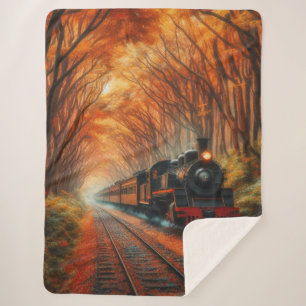 klassische Herbstbahn Sherpadecke