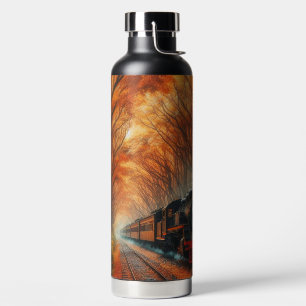 klassische Herbstbahn Trinkflasche