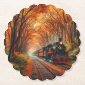klassische Herbstbahn Untersetzer (Vorderseite)