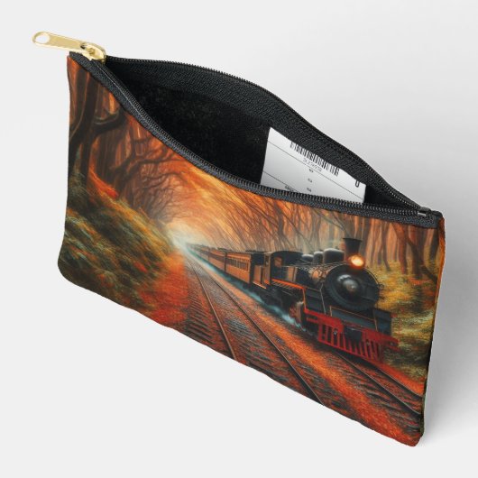 klassische Herbstbahn Zubehörtasche (Offen)