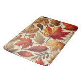 klassische Herbstblätter Badematte (Schrägansicht)