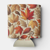 klassische Herbstblätter Dosenkühler (Rückseite)