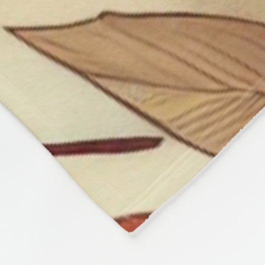 klassische Herbstblätter Fleecedecke (Ecke)