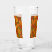 Klassische Herbstblätter gemustert Glas (Links)