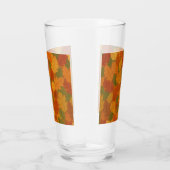 Klassische Herbstblätter gemustert Glas (Rechts)