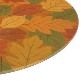 Klassische Herbstblätter gemustert Schneidebrett (Ecke)