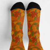 Klassische Herbstblätter gemustert Socken (Oben)