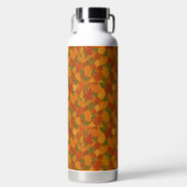 Klassische Herbstblätter gemustert Trinkflasche (Vorderseite)