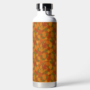 Klassische Herbstblätter gemustert Trinkflasche