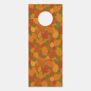 Klassische Herbstblätter gemustert Türanhänger
