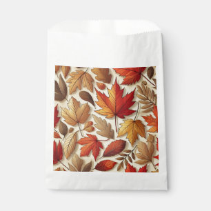klassische Herbstblätter Geschenktütchen