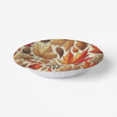 klassische Herbstblätter Pappteller (Gewinkelt)