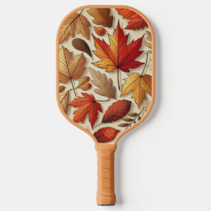klassische Herbstblätter Pickleball Schläger