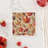 klassische Herbstblätter Serviette (Beispiel)