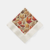 klassische Herbstblätter Serviette (Ecke)