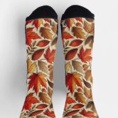 klassische Herbstblätter Socken (Oben)