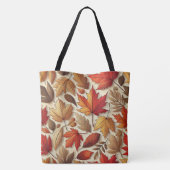 klassische Herbstblätter Tasche (Rückseite)