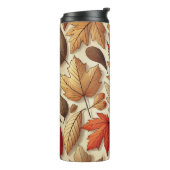 klassische Herbstblätter Thermosbecher (Nach links gedreht)