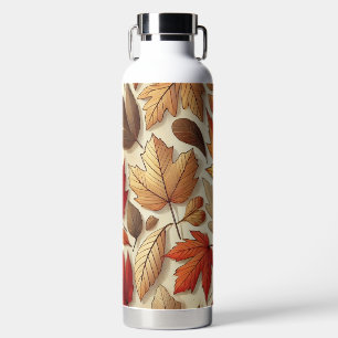 klassische Herbstblätter Trinkflasche