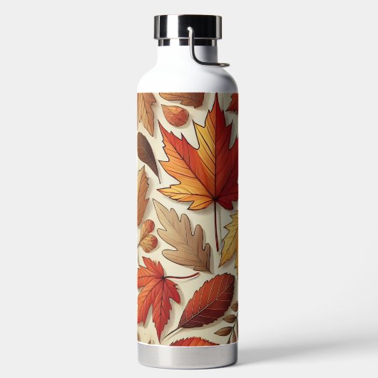 klassische Herbstblätter Trinkflasche (links)