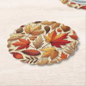 klassische Herbstblätter Untersetzer (angewinkelt)