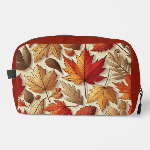klassische Herbstblätter Waschbeutel