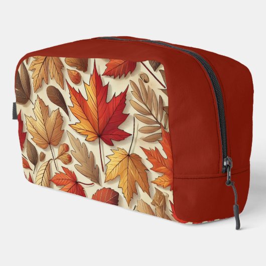 klassische Herbstblätter Waschbeutel (Rechte Ecke)