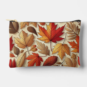 klassische Herbstblätter Zubehörtasche