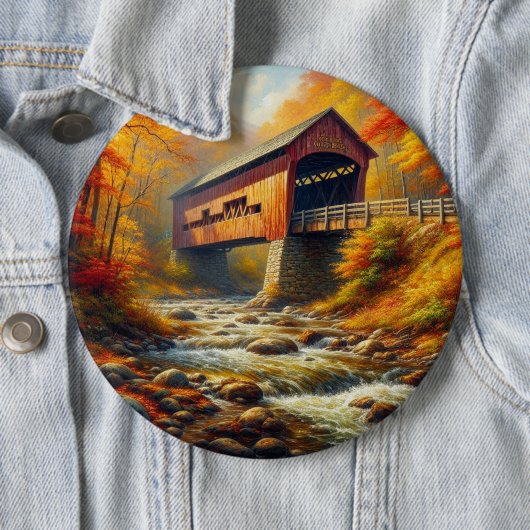 klassische Herbstbrücke Button (Beispiel)