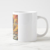 klassische Herbstbrücke Jumbo-Tasse (Rechts)