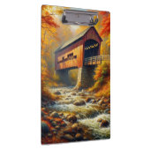 klassische Herbstbrücke Klemmbrett (Rechts)