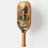 klassische Herbstbrücke Pickleball Schläger (Links)