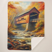 klassische Herbstbrücke Sherpadecke (Vorderseite)