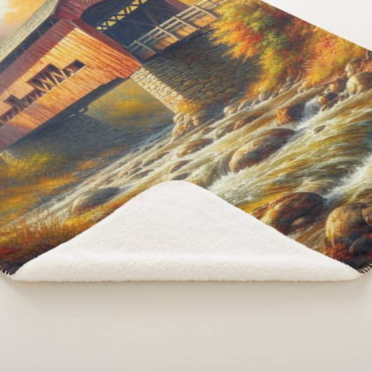 klassische Herbstbrücke Sherpadecke (3/4)