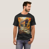 klassische Herbstbrücke T-Shirt (Vorne ganz)