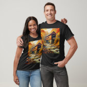 klassische Herbstbrücke T-Shirt (Unisex)