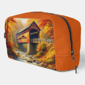 klassische Herbstbrücke Waschbeutel (Rechte Ecke)