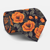 Klassische Herrenmode Rose Blumenmuster Krawatte (Gerollt)