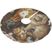 Klassische Hicks des friedlichen Königreichs Polyester Weihnachtsbaumdecke (Schrägansicht)