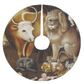 Klassische Hicks des friedlichen Königreichs Polyester Weihnachtsbaumdecke (Vorderseite)