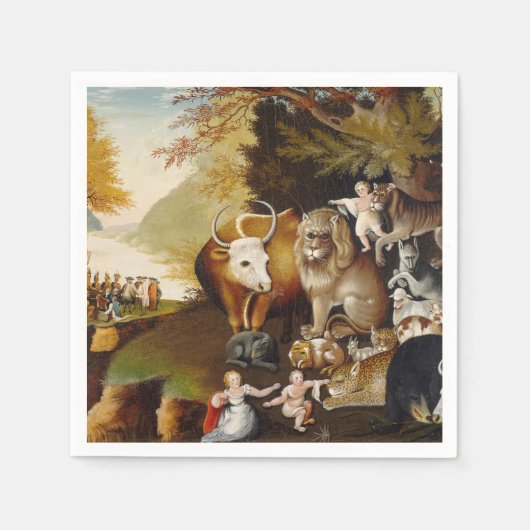 Klassische Hicks des friedlichen Königreichs Serviette (Vorderseite)