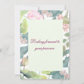 Klassische Hinduistische Griha Pravesh-Einladung Einladung (Rückseite)