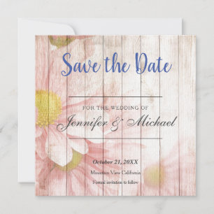 Klassische Hochzeit Beruflicher Blumenhain Save The Date
