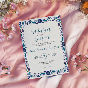Klassische Hochzeit der mexikanischen Marine Einladung