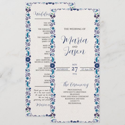 Klassische Hochzeit der mexikanischen Marine Programm (Vorne/Hinten)