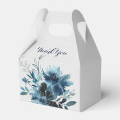 Klassische Hochzeit der Wasserfarben Geschenkschachtel (Rückseite)