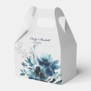 Klassische Hochzeit der Wasserfarben Geschenkschachtel