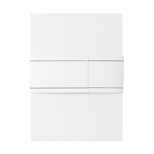 Klassische Hochzeit Einladungsbanderole (Rückseitenbeispiel)