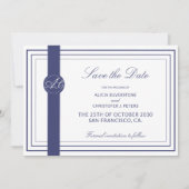 Klassische Hochzeit mit eleganten Kalligrafien Save The Date (Vorderseite)