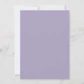 Klassische Hochzeit mit Lavendel im Blumengarten Save The Date (Rückseite)